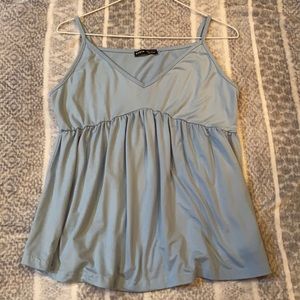 SHEIN Baby Blue Tank Top